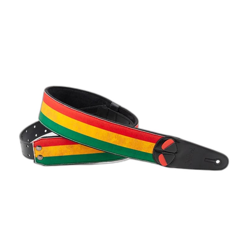 RightOn Mojo 系列 – Legend Rasta 吉他背帶 — 三峽配件 / 週邊｜YA! 玩音樂