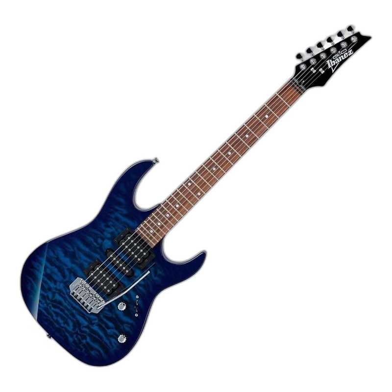 Ibanez Ibanez GRX70QA-TBB HSH 雙單雙 小搖座 透藍漸層 Transparent Blue Burst 紫心木指板 GIO系列 雲狀楓木貼面 電吉他 — 三峽吉他 / Bass｜YA! 玩音樂