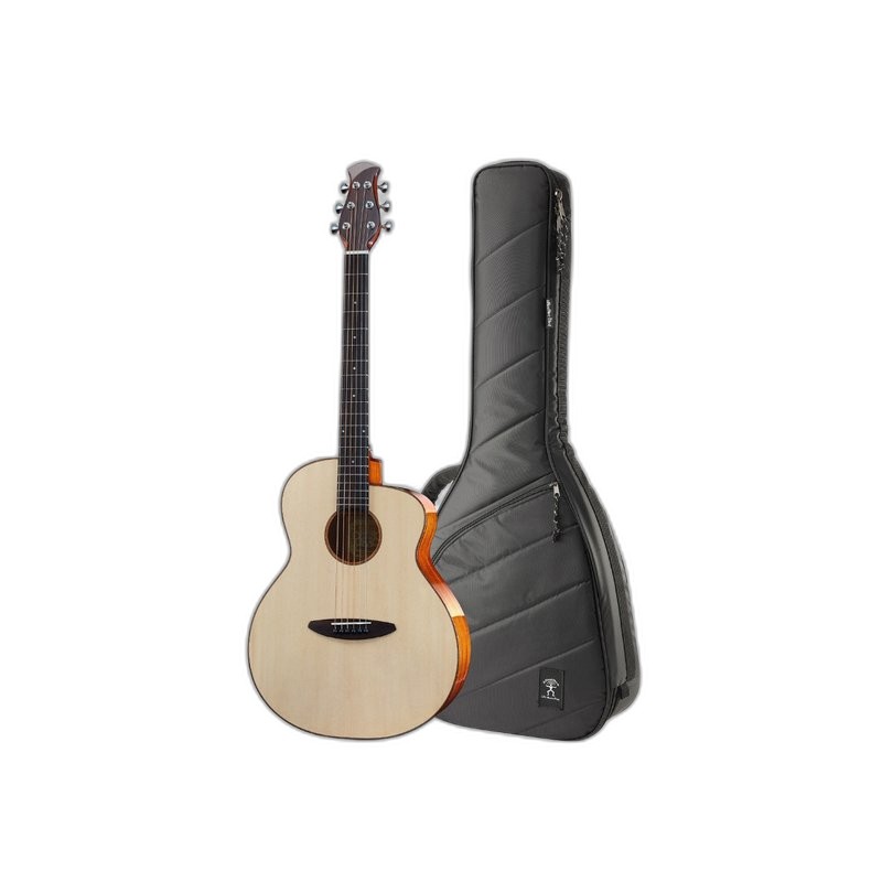 aNueNue aNueNue LF23 41吋 面單 民謠吉他 正音孔面單板吉他 桃花心木背側 — 三峽吉他 / Bass｜YA! 玩音樂