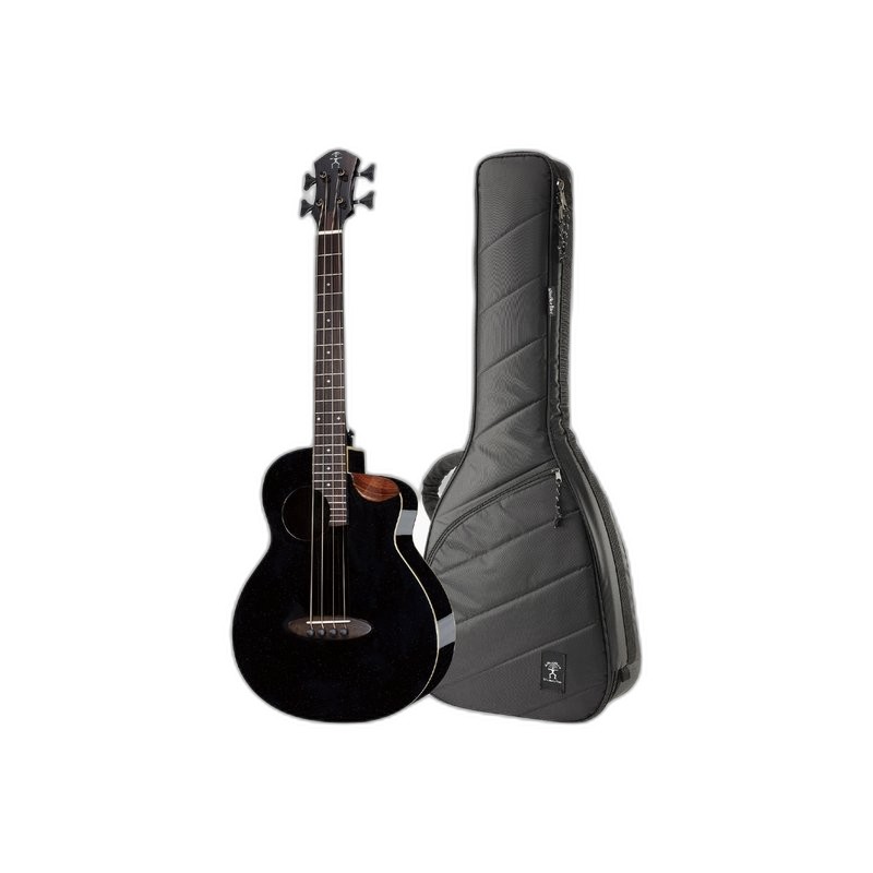 aNueNue aNueNue MBS18E Lumiblack Bird Bass 36吋 面單 旅行木貝斯 紅松木面板 桃花心木背側 — 三峽吉他 / Bass｜YA! 玩音樂