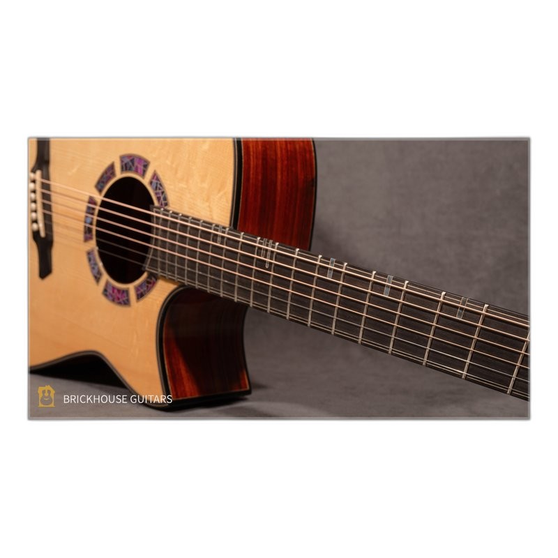 Hozen Hozen Custom Blue Label 左手琴 英格曼雲杉木面板 印度玫瑰木側背板 全單 新加坡 手工民謠吉他 — 三峽吉他 / Bass｜YA! 玩音樂