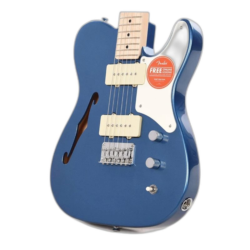 Squier Squier Paranormal Cabronita Telecaster Thinline 單單 湖水藍 Lake Placid Blue 楓木指板 半空心 電吉他 — 三峽吉他 / Bass｜YA! 玩音樂