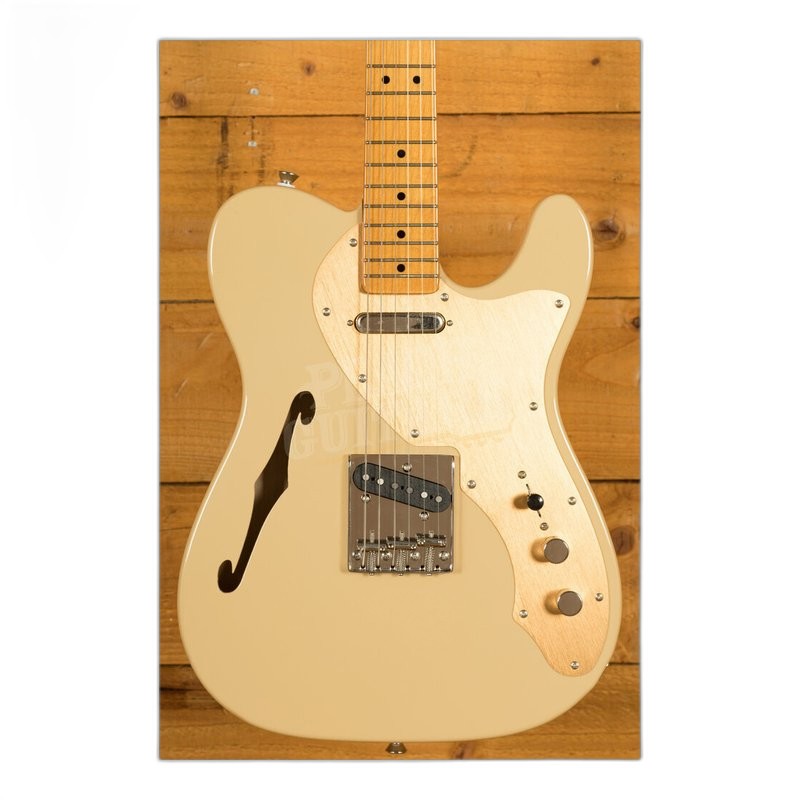 Squier Squier FSR Classic Vibe '60s Telecaster Thinline SS 單單 無搖座 Desert Sand 沙漠金 半空心 楓木指板 電吉他 — 三峽吉他 / Bass｜YA! 玩音樂