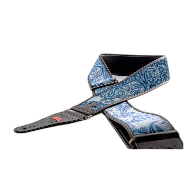 RightOn Talisman 系列 – T-Paisley Velvet Blue 吉他背帶 — 三峽配件 / 週邊｜YA! 玩音樂