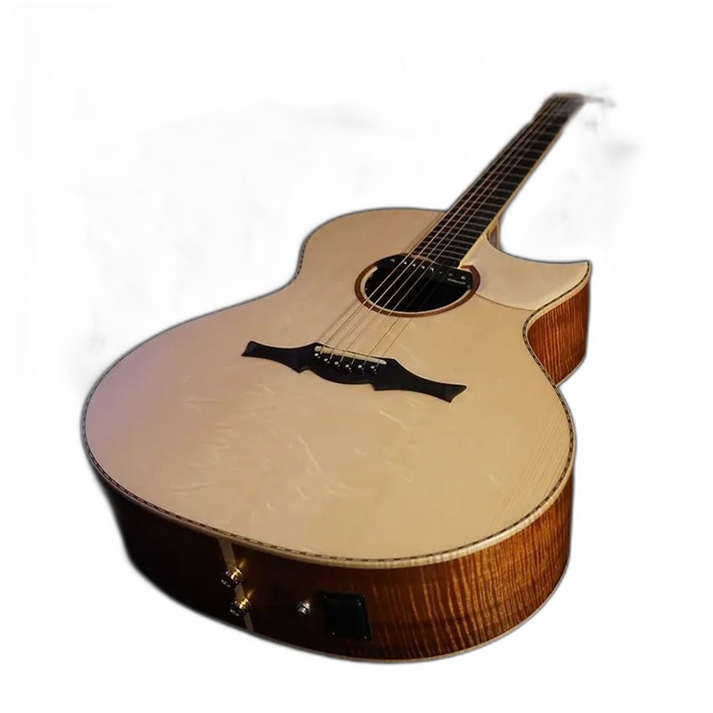 Cuntz Cuntz CWG23sH Koa M original MIKE DAWES II 2021 replica model 民謠吉他 41吋 熊爪阿爾卑斯雲杉木面板 3A相思木背側 全單板 火焰楓木包邊 德國品牌 — 三峽吉他 / Bass