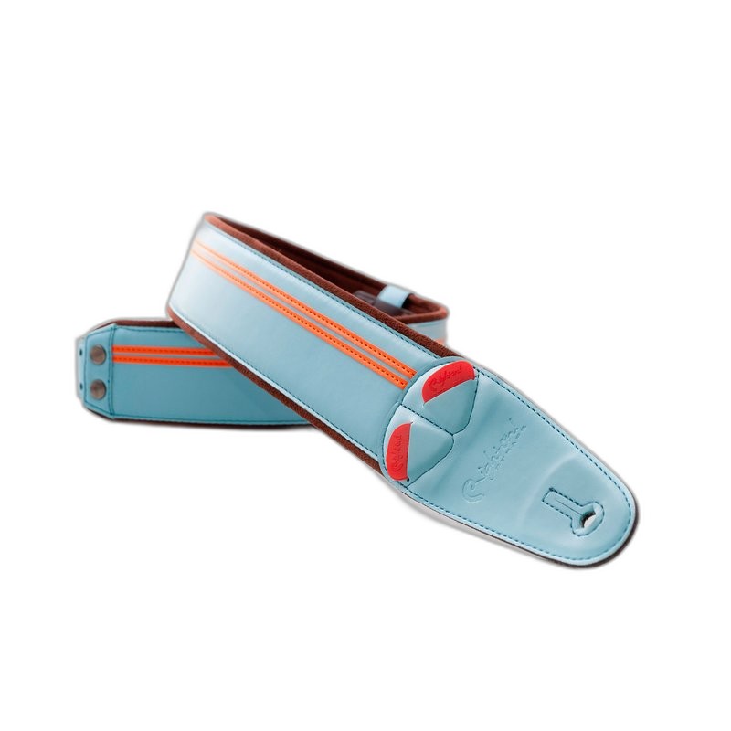 RightOn Mojo 系列 – Race Sonic Blue 吉他背帶 — 三峽配件 / 週邊