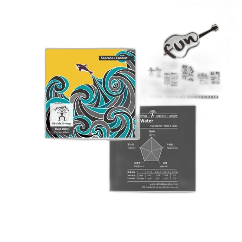 aNueNue aNueNue AS-BWSC 21吋 23吋 烏克麗麗弦 黑水弦 — 三峽烏克麗麗｜YA! 玩音樂