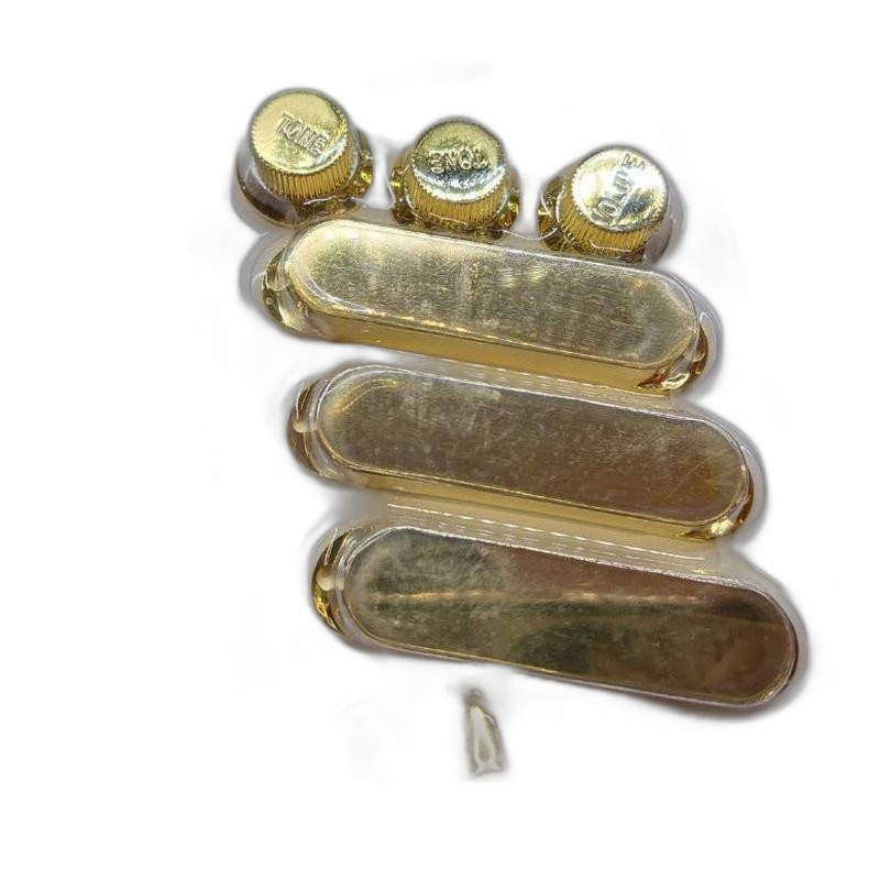 RightOn 電吉他 Stratocaster Style 真皮保護貼板 黑色 — 三峽吉他 / Bass