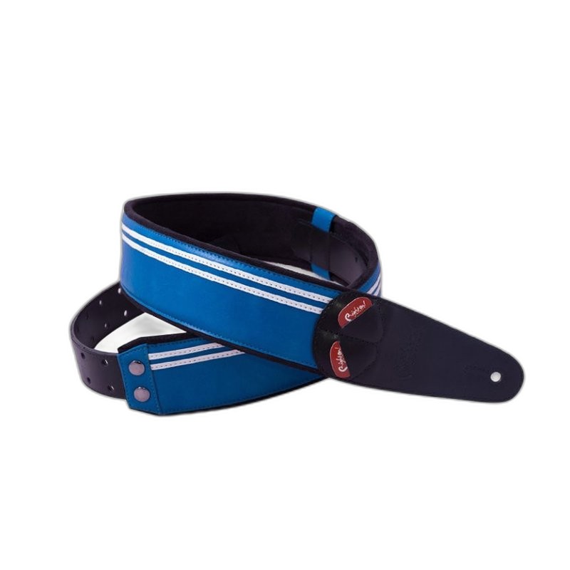 RightOn Mojo 系列 – Race Blue 吉他背帶 — 三峽配件 / 週邊
