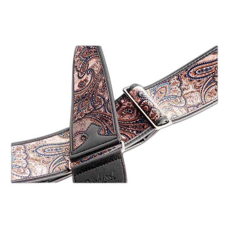 RightOn Talisman 系列 – T-Paisley Velvet Burgundy 吉他背帶 — 三峽配件 / 週邊｜YA! 玩音樂