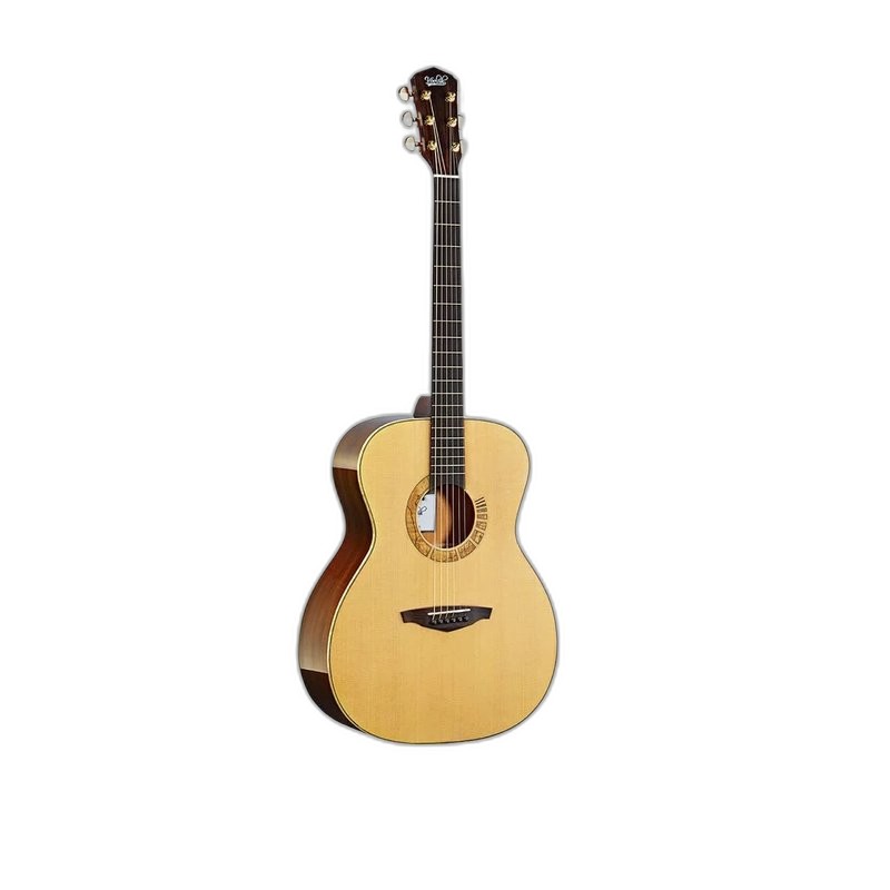 Veelah Veelah V7 BAS-GAC 41吋 全單 民謠吉他 雲杉面板 桃花心木背側 (蝴蝶木花圈) — 三峽吉他 / Bass