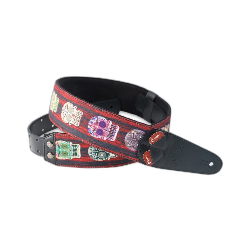 RightOn Mojo 系列 – Skulls Unique 吉他背帶 — 三峽配件 / 週邊｜YA! 玩音樂