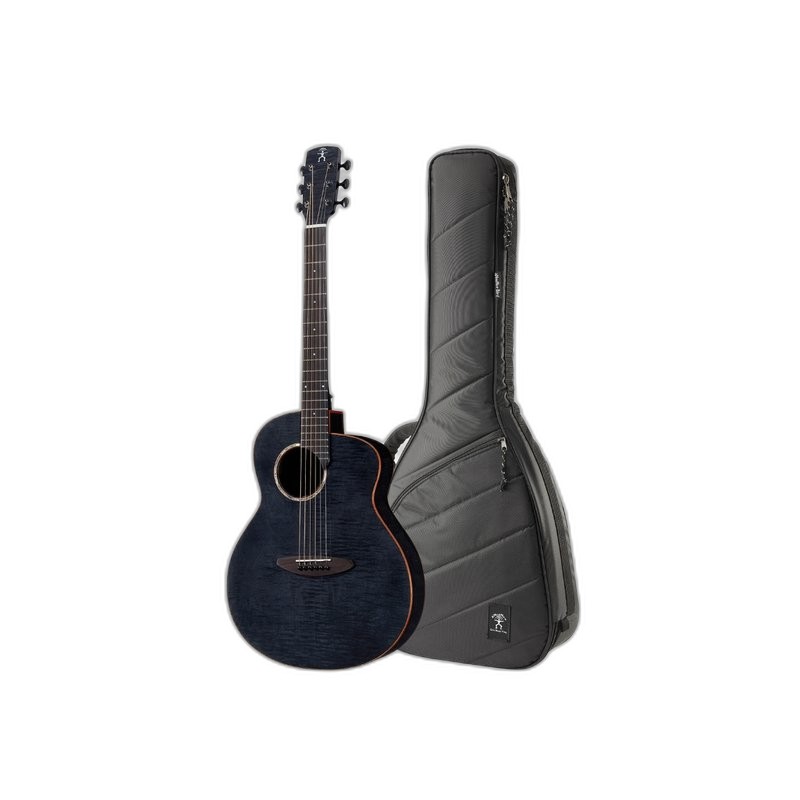 aNueNue aNueNue L77E 41吋 面單 民謠吉他 黑影紋楓木+紅松木雙面板 桃花心木背側 — 三峽吉他 / Bass｜YA! 玩音樂