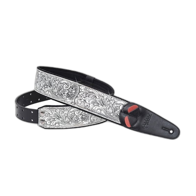 RightOn Mojo 系列 – Revolver Silver 吉他背帶 — 三峽配件 / 週邊｜YA! 玩音樂