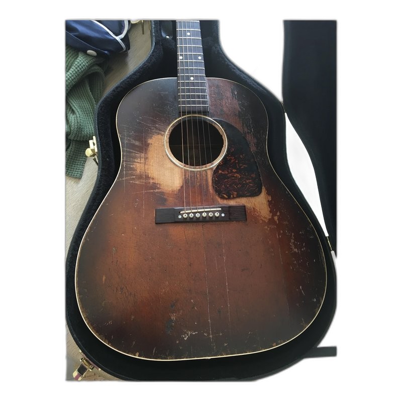 Gibson Gibson J-45 Standard Vintage Sunburst 民謠吉他 41吋 西堤卡雲杉木面板 桃花心木側背 全單 — 三峽吉他 / Bass
