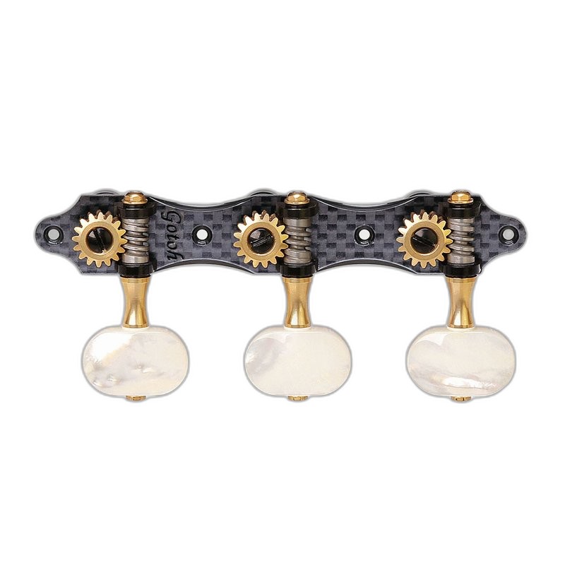 Gotoh KG01-CA-BB-XG 1:16 碳纖維 消光金 古典吉他弦鈕 — 三峽吉他 / Bass｜YA! 玩音樂