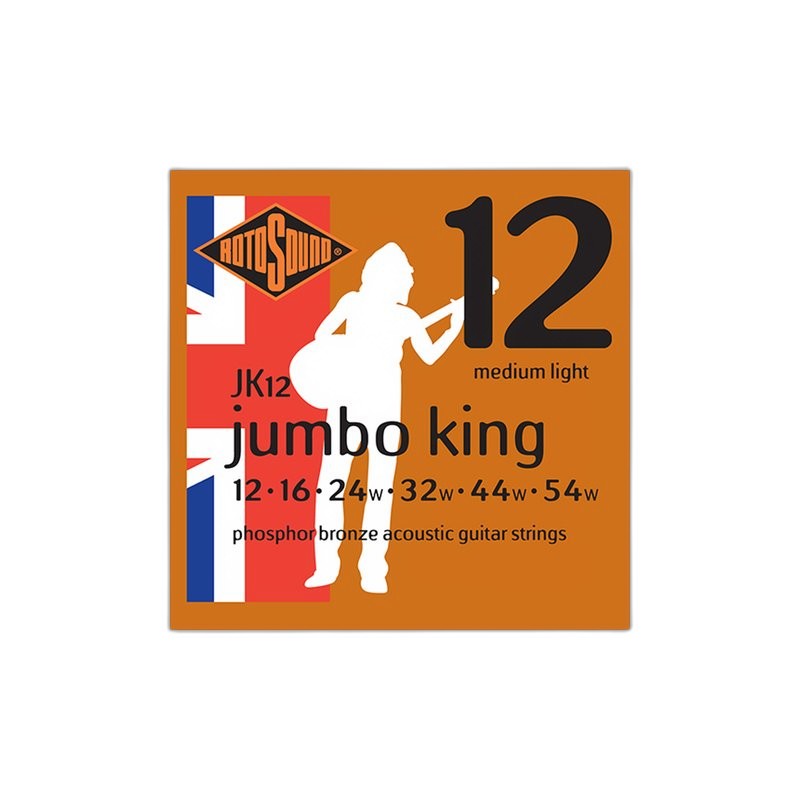 Rotosound Jumbo King 磷青銅 木吉他弦 10-50 — 三峽吉他 / Bass｜YA! 玩音樂