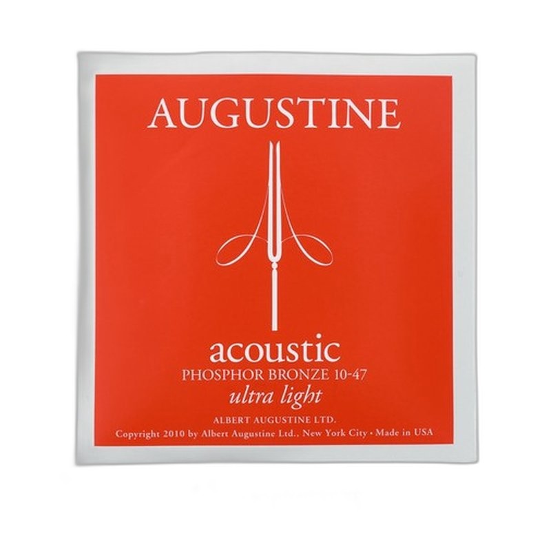 AUGUSTINE 奧古斯丁 Acoustic Ultra Light 磷青銅 (10-47) 民謠吉他弦 — 三峽吉他 / Bass