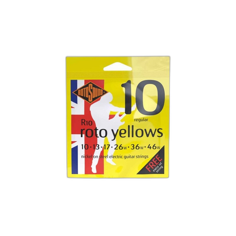 Rotosound Roto Yellows 鎳合金 電吉他弦 10-46 — 三峽吉他 / Bass