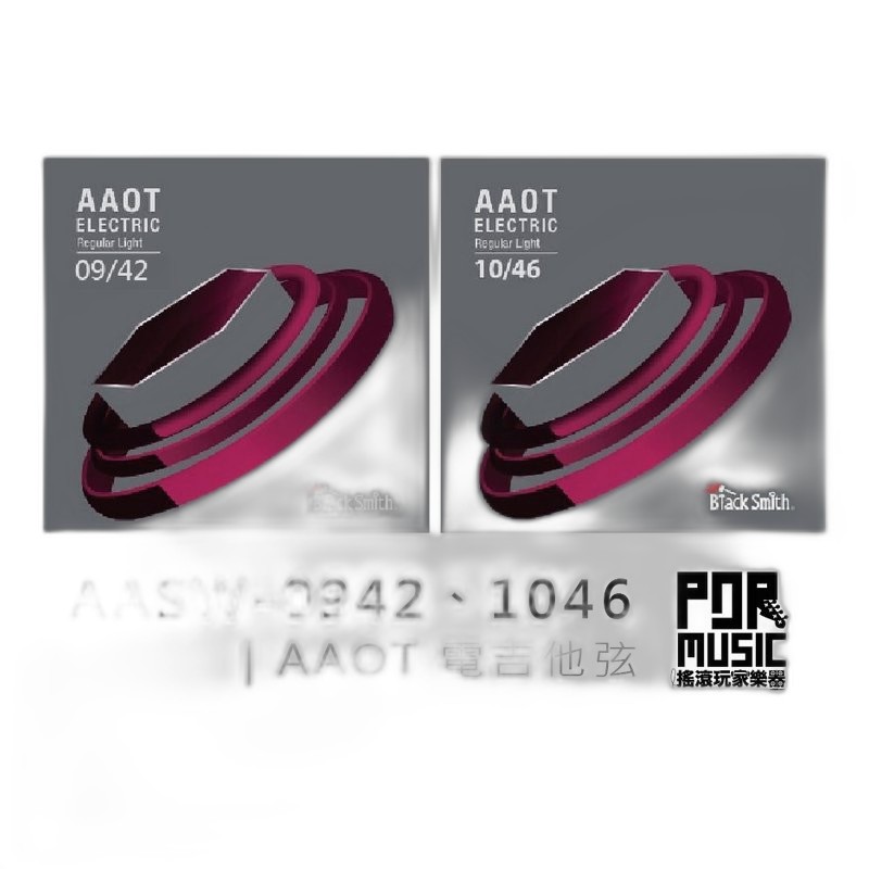 Black Smith AASW-1046 碳纖維 AAOT 厚包膜 不鏽鋼 電吉他弦 — 三峽吉他 / Bass