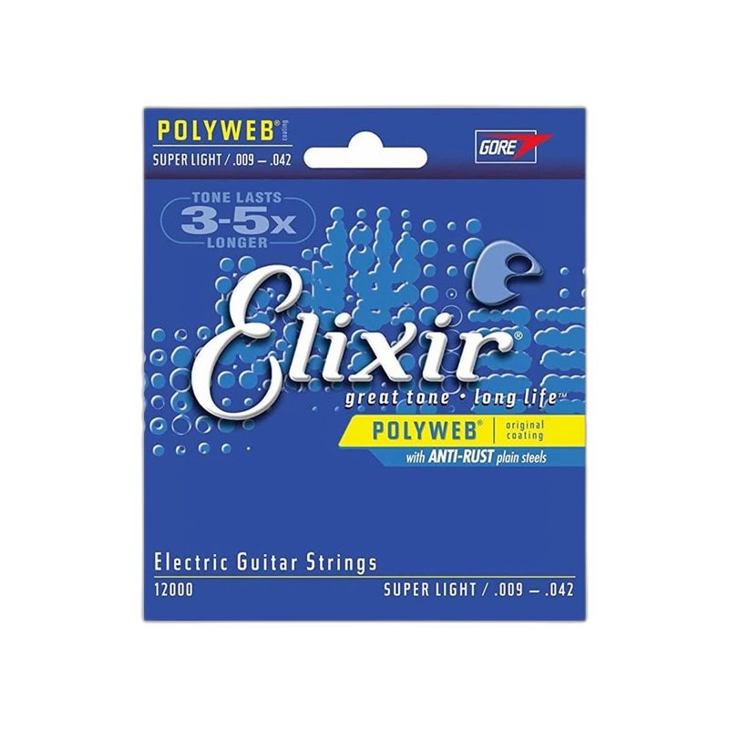Elixir 12000 POLYWEB 鍍鎳鋼 (09-42) — 三峽配件 / 週邊｜YA! 玩音樂