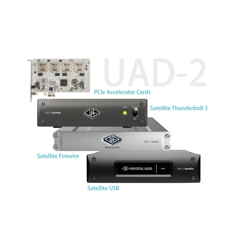 Universal Audio Universal Audio / UAD-2系列 音頻處理器 <台灣代理公司貨>(Thunderbolt 3 / Firewire / USB / PCIe Accelerator Cards) — 三峽錄音 / 音響