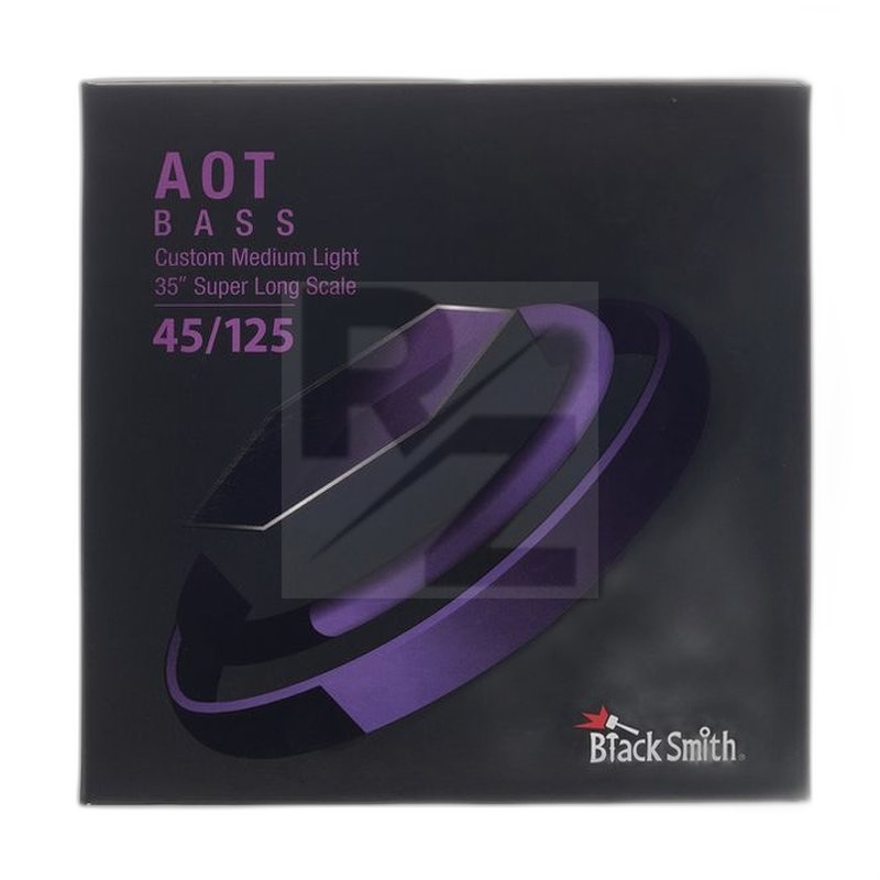 Black Smith ANW-45125-5-35 奈米碳纖維 AOT 薄包膜（45-125）35吋 5弦 貝斯弦 — 三峽吉他 / Bass