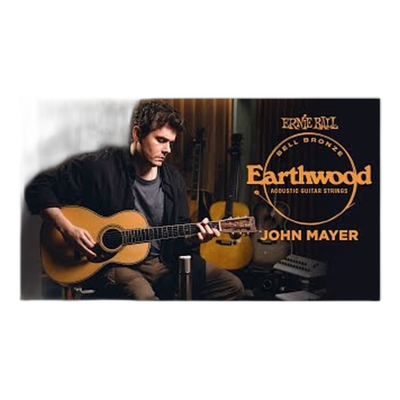 Ernie Ball Earthwood Medium Light Bell Bronze 2346 John Mayer 合作開發 民謠吉他套弦 12-54 — 三峽吉他 / Bass｜YA! 玩音樂
