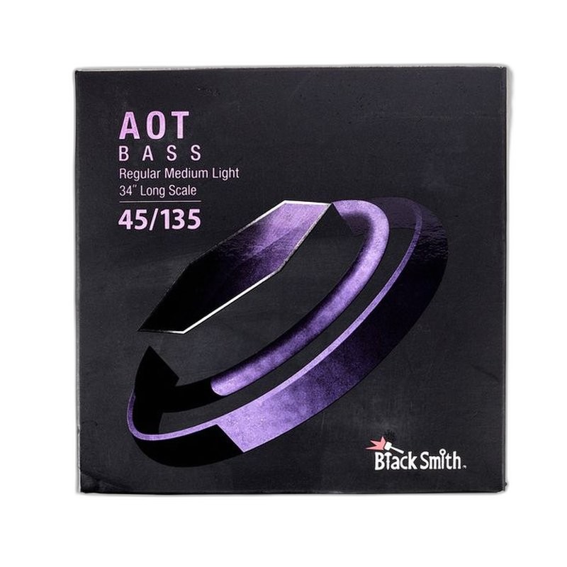 Black Smith ANW-45135-5-35 奈米碳纖維 AOT 薄包膜（45-135）35吋 5弦 貝斯弦 — 三峽吉他 / Bass｜YA! 玩音樂