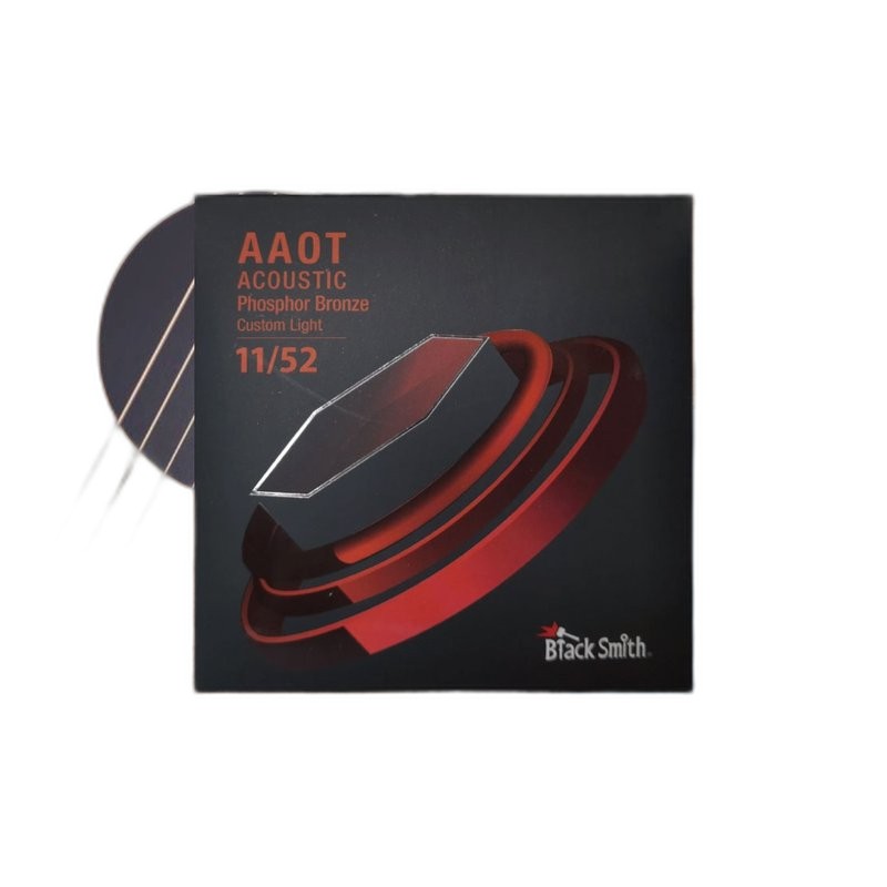 Black Smith AAPB-1353 碳纖維 AAOT 厚包膜 磷青銅 民謠吉他弦 — 三峽吉他 / Bass