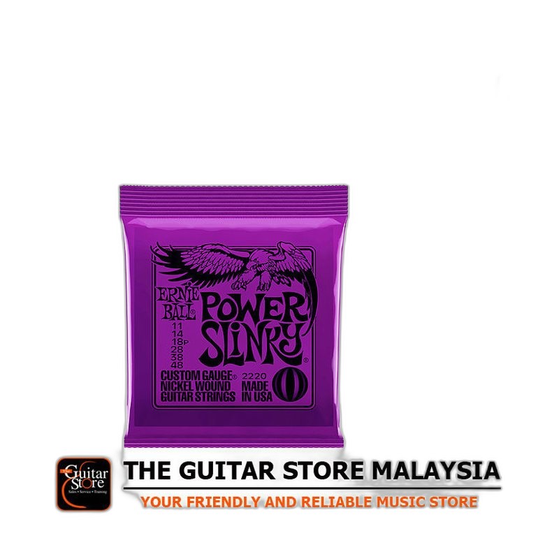 Ernie Ball Power Slinky 2220 鎳纏繞 電吉他弦 11-48 老鷹弦 — 三峽吉他 / Bass｜YA! 玩音樂