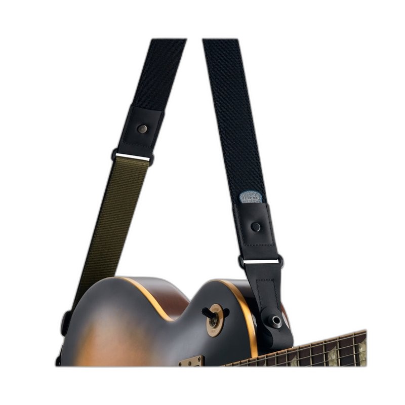 Basiner 吉他 貝斯背帶 SENSE 背帶 2WAYGRIP™ - Black Basiner 吉他 貝斯背帶 SENSE 背帶 2WAYGRIP™ - Black / Olive — 三峽吉他 / Bass