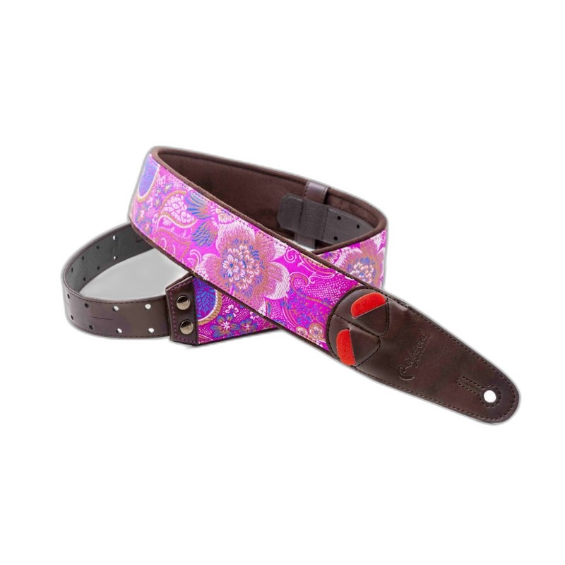 RightOn Mojo 系列 – Hokkaido Pink 北海道 吉他背帶 — 三峽配件 / 週邊｜YA! 玩音樂