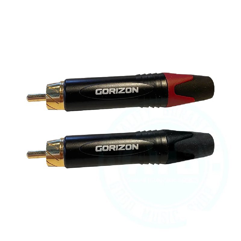Gorizon Gorizon / GZ111R-GB 公RCA接頭(對) — 三峽配件 / 週邊
