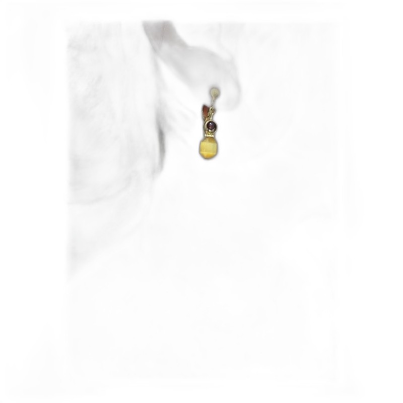 復古琥珀牛骨(黃色)-上下弦枕原胚 — 三峽配件 / 週邊