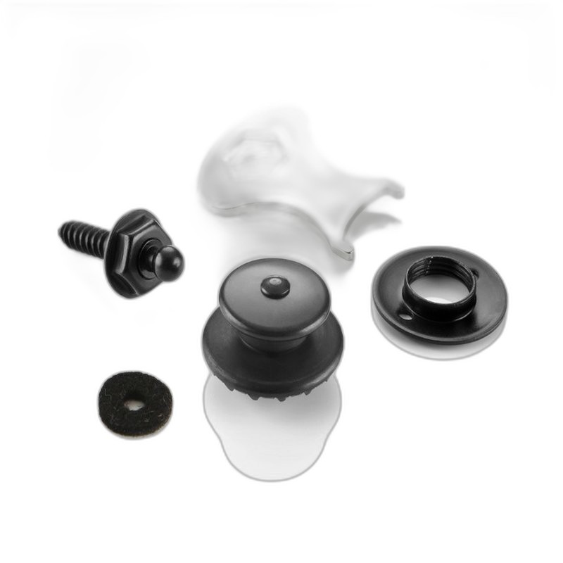 LOXX 德製吉他貝斯安全背帶釦 銀色百合 LOXX-E-LILIE-SLV — 三峽吉他 / Bass｜YA! 玩音樂