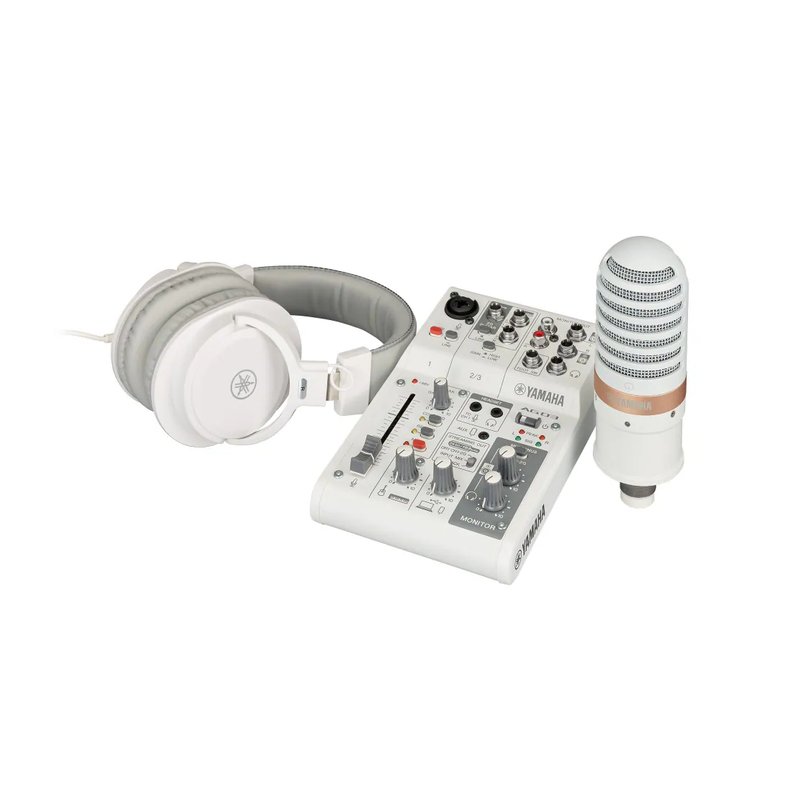 Yamaha Yamaha / AG03 mk2 LSPK 3軌混音機 / USB宅錄套組(iOS可用)(2色) — 三峽錄音 / 音響