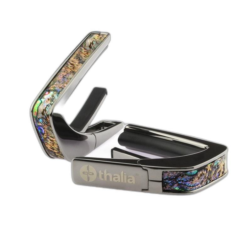 美國頂級移調夾 Thalia 鮑魚貝 Paua Heart 鑲嵌裝飾 — 三峽效果器｜YA! 玩音樂