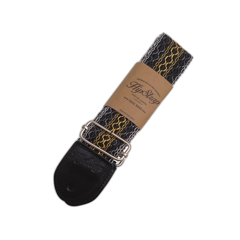 HipStrap New Old Stock 黑金色 吉他背帶 — 三峽配件 / 週邊｜YA! 玩音樂