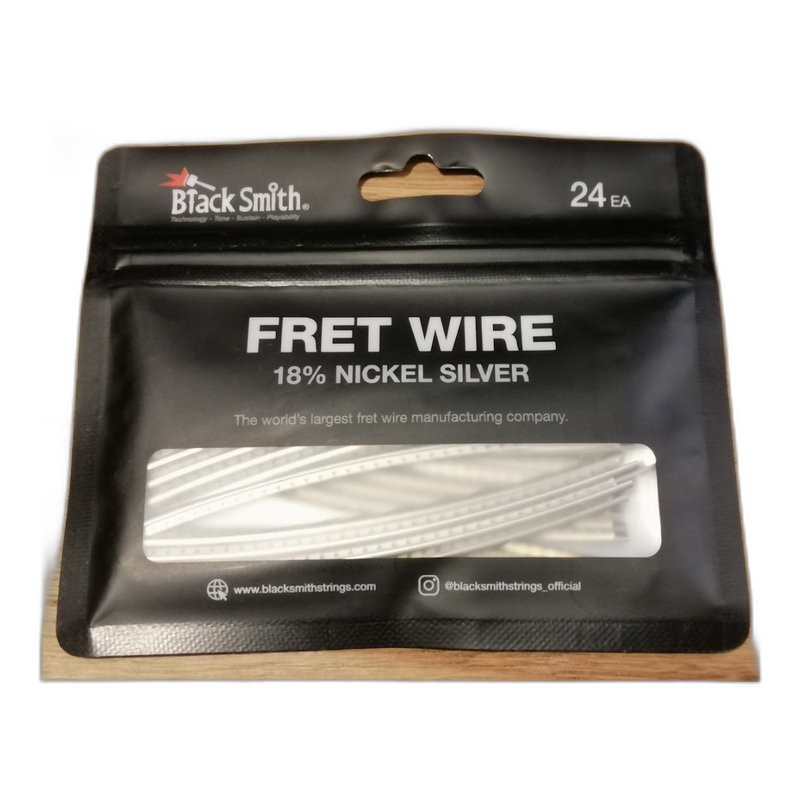 Black Smith 白銅 琴桁 Fret Fretwire DHP-2402 Vintage Tremolo吉他、貝斯適用 24條 Black Smith 白銅 琴桁 Fret Fretwire DHP-2402 Vintage Tremolo吉他、貝斯適用 24條 / 組 — 三峽吉他 / Bass｜YA! 玩音樂