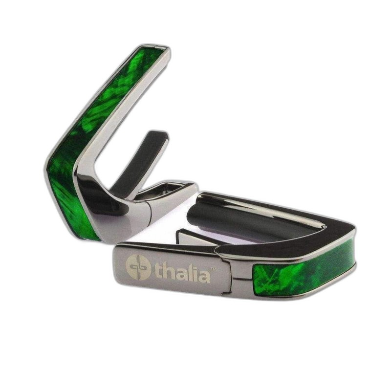 美國頂級移調夾 Thalia 墨西哥綠心母貝 Mexican Greenheart 鑲嵌裝飾 — 三峽效果器｜YA! 玩音樂