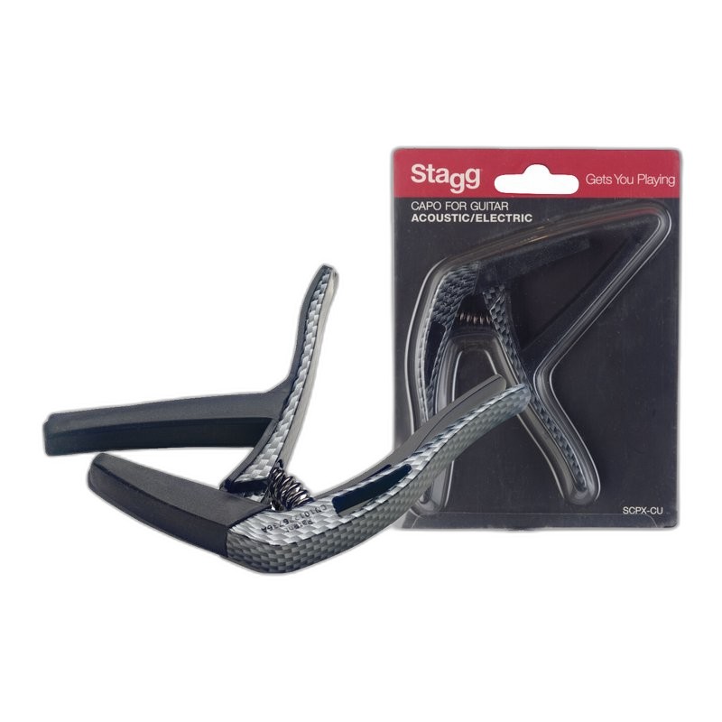 Stagg Capo SCPX-CU WG 民謠吉他 移調夾 金銅色 — 三峽吉他 / Bass｜YA! 玩音樂