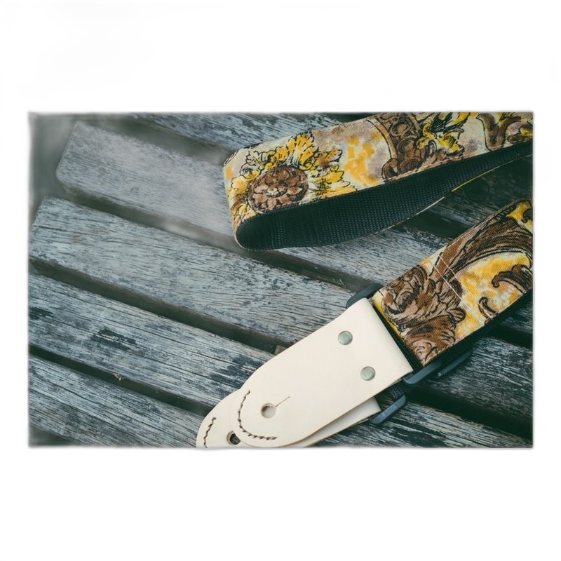 咖啡色 棉麻 吉他背帶 — 三峽配件 / 週邊｜YA! 玩音樂