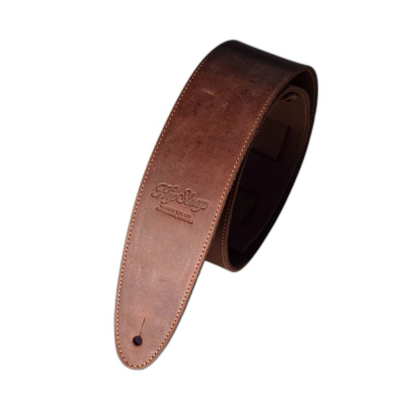 HipStrap The Classic系列 皮製 吉他背帶 Aged Rust 復古淺棕色 — 三峽配件 / 週邊｜YA! 玩音樂