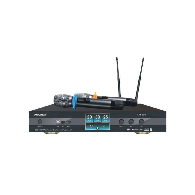 Maingo Maingo / CM‑600 卡拉OK擴大機(含雙手持無線麥克風) — 三峽麥克風