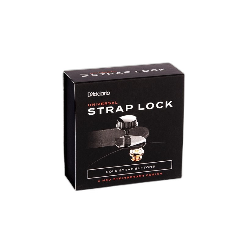 D’Addario 吉他背帶扣組 UNIVERSAL STRAP LOCK SYSTEM 銀色 — 三峽配件 / 週邊
