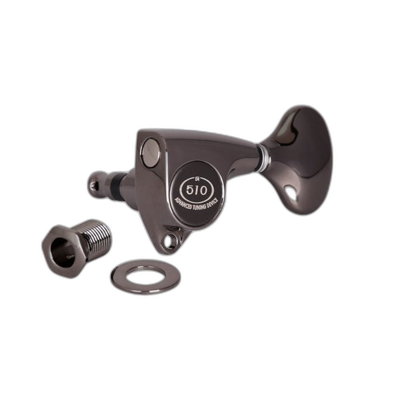 Gotoh SGV510-BL5-L3+R3-CK 1:18 宇宙黑 民謠吉他弦鈕 — 三峽吉他 / Bass｜YA! 玩音樂