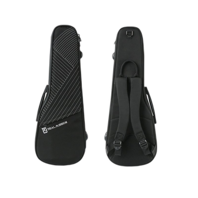 Real Mission 26吋 Iris TU-02 防水、防震、耐磨 白紅灰 烏克麗麗袋 立體軟盒 — 三峽烏克麗麗｜YA! 玩音樂