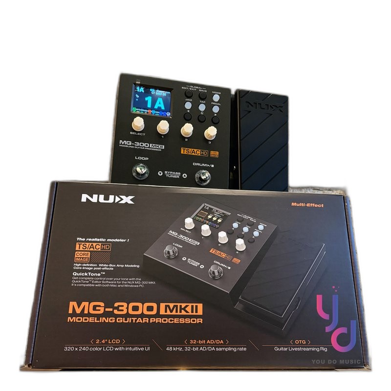 NUX MG300 MKII 綜合效果器 全新IR模擬技術 — 三峽效果器｜YA! 玩音樂