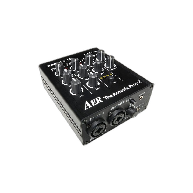 AER Dual mix2 Pocket tools 木吉他 雙軌前級 DI 效果器 — 三峽吉他 / Bass｜YA! 玩音樂